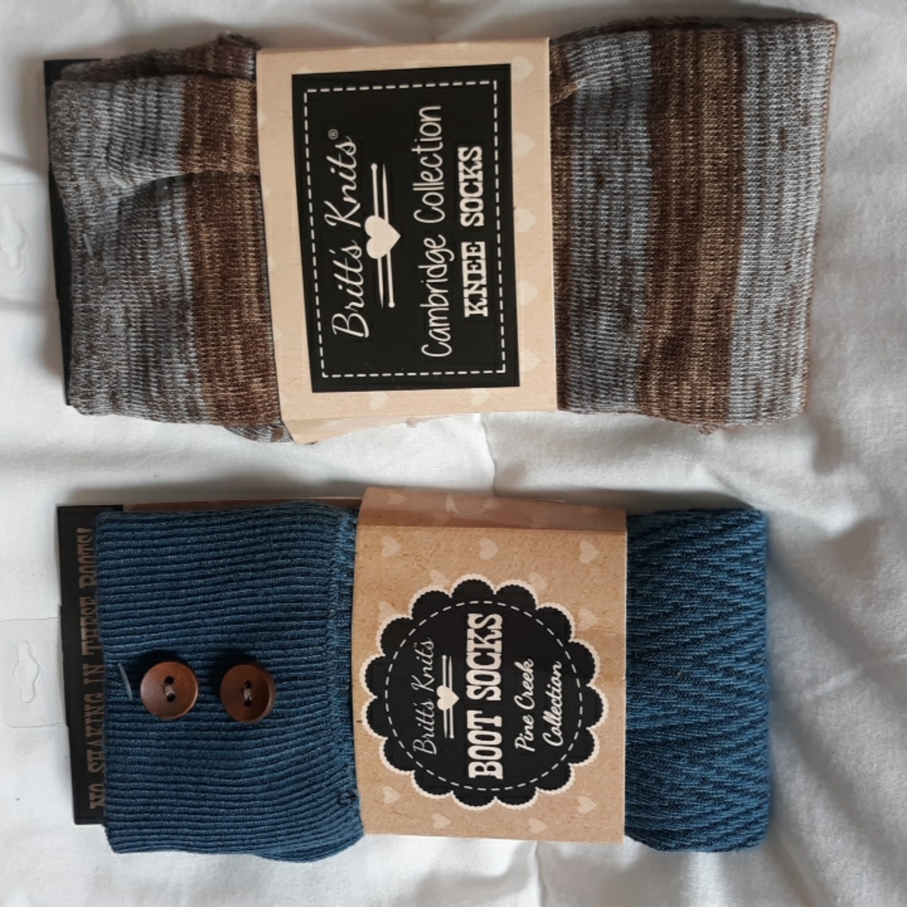 Britt's Knits Women's Boot Socks knee-hi